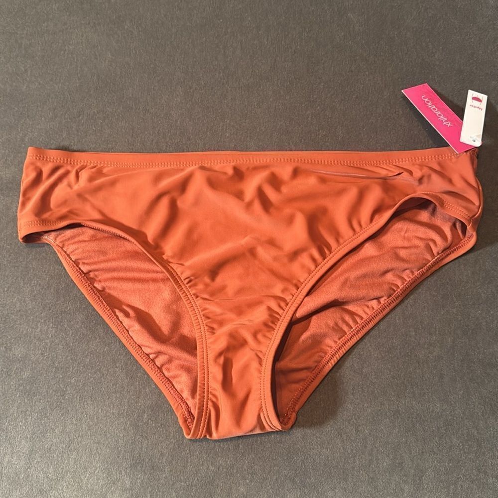 Women’s Xhilaration Plus Size Orange Hipster Bikini Bottom Size X NWT